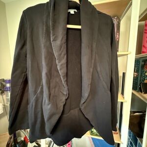 James Perse Black Sweater. Size 4 which is like a large. Preloved.